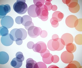 Abstract Circular Background Vector Graphic