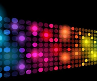 Abstract Colored Dot Background 2 Vector Art