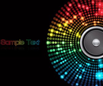Abstract Colored Dot Background 5 Vector Art