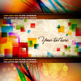 Abstract Colored Fantasy Background Vector Graphic