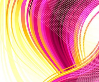Abstract Colored Line Backgrounds Vector