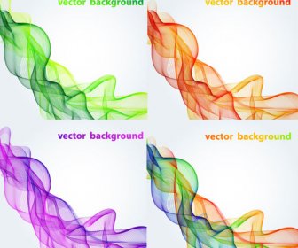 Абстрактный цветного дыма вектор