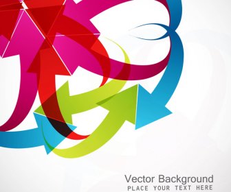 Абстрактный дизайн Векторный красочные стрелки бизнес