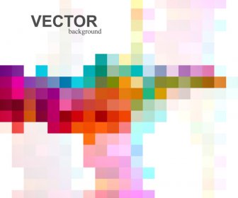 Vector De Fondo Abstracto Colorido Mosaico
