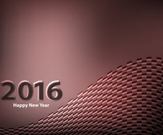 Abstract Colorful New Year 2016 Background