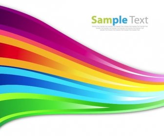 Abstract Colorful Rainbow Background Vector Illustration