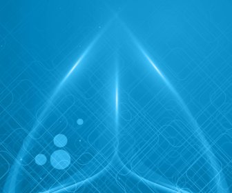 Abstract Colorful Shiny Blue Technology Wave Vector Design
