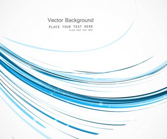 Abstrakte Farbenfrohe Blaue Linie Technologie Vektor