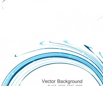 Vector De Onda De Línea Azul De Negocio Abstracto Colorido