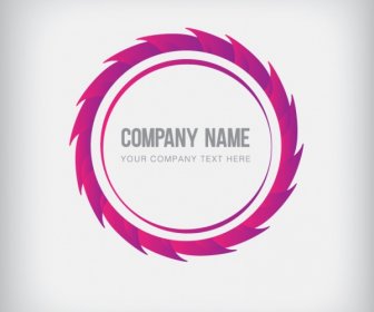 مجردة شعار الشركة