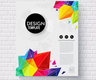 Abstract Cover Brochure Business Vectors
