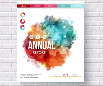 Abstract Cover Brochure Business Vectors