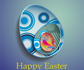 Huevo De Pascua Decoración Abstracta