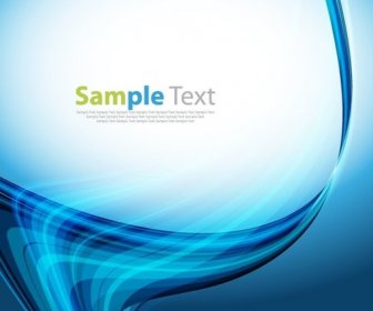 Abstract Design Blue Background Vector Illustration