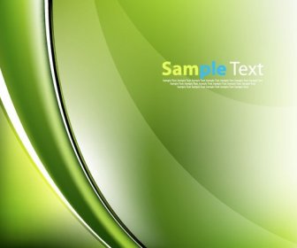 Abstract Design Green Background Vector Illustration