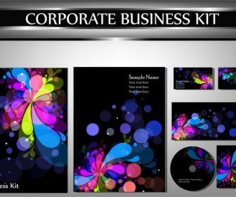 Abstract Flower Corporate Identity Template