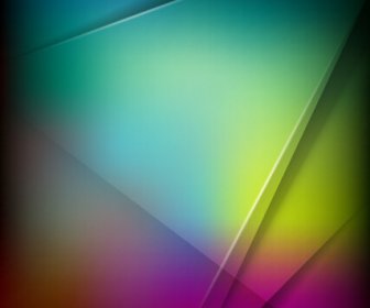 Abstract Geometric Shapes Colorful Background Vector