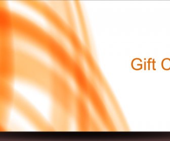 Abstract Gift Card Design