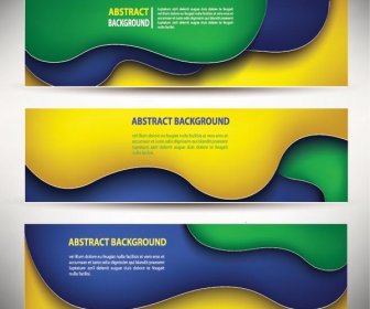 Abstrakte Grafiken Brasilien Banner Bg Vektor