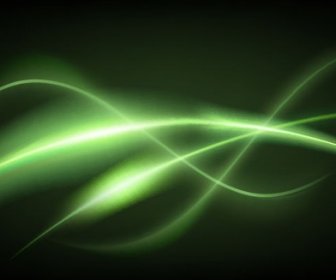 Abstract Green Dark Background Vector Illustration