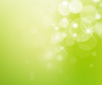Abstract Green Natural Background Vector Graphic Art