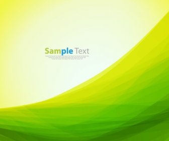 Abstract Green Yellow Color Background Vector Illustration