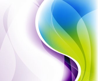 Abstract Illustration Waves Background
