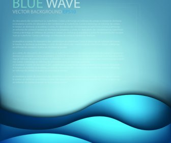 Abstract Layers Wave Art Background