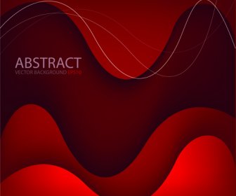 Abstract Layers Wave Art Background