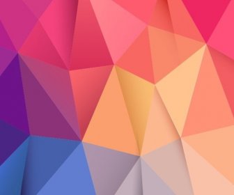 Abstract Low Poly Vector Background Illustration