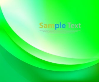 Abstract Natural Green Background Vector Illustration