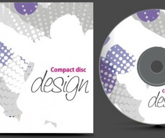 Abstract Of Cd Cover Vector Set