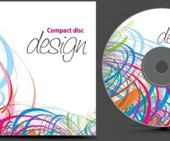 Abstract Of Cd Cover Vector Set