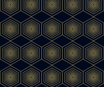 Abstrakte Mustervorlage Symmetrische Geometrische Polygonale Illusion
