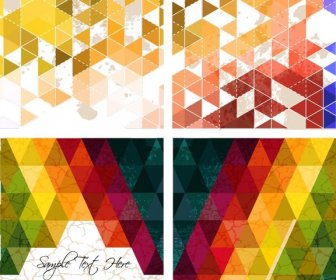 Abstract Polygonal Background Vectors