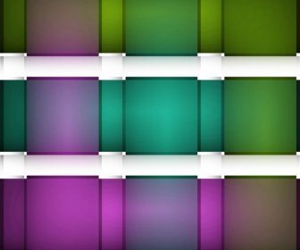 Abstract Seamless Blocks 3d Structure Reflection Colorful Vector
