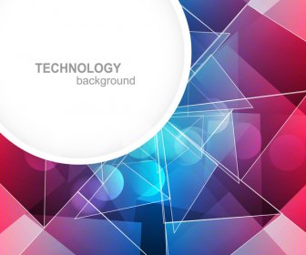 Abstract Shiny Colorful Technology Stylish Wave Design Vector