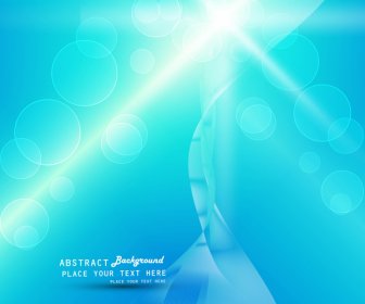 Abstract Shiny Light Blue Background Vector