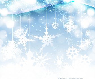 Vetor De Colorido Brilhante Da árvore De Natal Abstrata Flocos De Neve