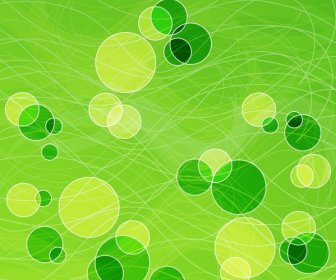 Abstract Spring Green Background Vector Illustration