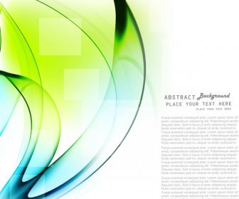Abstract Technology Colorful Shiny Wave Vector Design