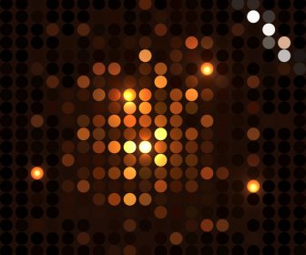 Abstract Texture Background For Lights Circle Bokeh Vector