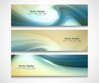 Abstract Vector Header Business Stylish Wave Background