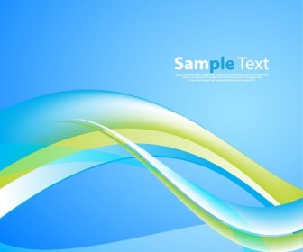 Abstract Wave Background Vector Design Graphic