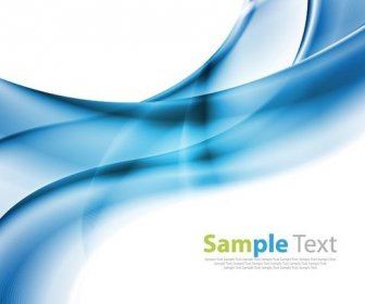 Abstrakte Wave Design-blauen Hintergrund-Vektor-illustration