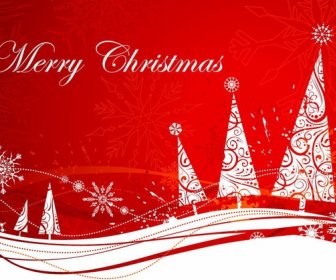 Abstract Xmas Background Vector Illustration