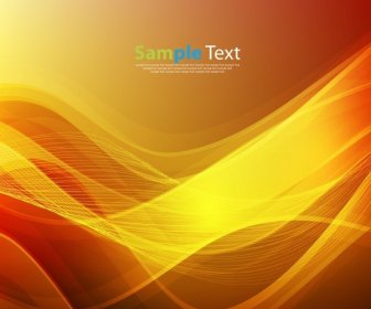 Abstract Yellow Red Design Background Vector Illustration