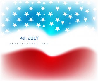 Vektor 4 Juli Abstrak Amerika Hari Kemerdekaan