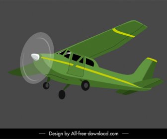 Uçak Simgesi Hareket Kroki 3d Tasarım