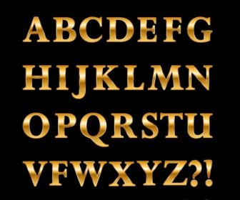 алфавиты фон блестящие желтые дизайн